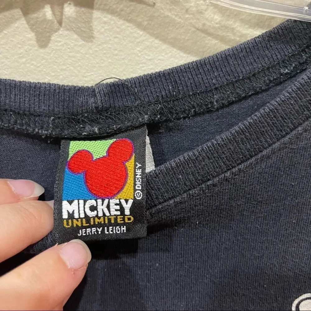 RARE Vintage 90s Disney Jerry Leigh Mickey Minnie Goofy Long Sleeve Tshirt Small - Picture 3 of 10